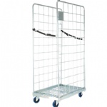 Galvanized 2 Sided Combi Logistic Cage with Strap