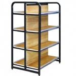 Wooden and Metal Storage Display Equipment Stand Shelf Rack